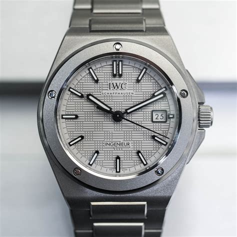 iwc ingenieur titanium|iwc ingenieur 40 green dial.